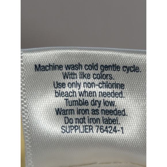 St. John’s Bay Women Yellow Cotton Blend Pants Size 20W / 2W Casual Straight Leg - Picture 12 of 12